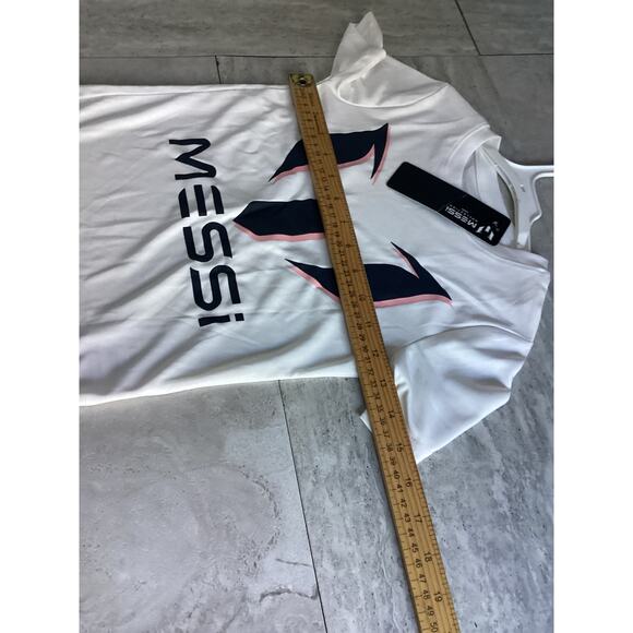 Messi Collection Boy's Athletic Soccer Jersey Graphic White T-Shirt, Size 7 - Picture 3 of 5